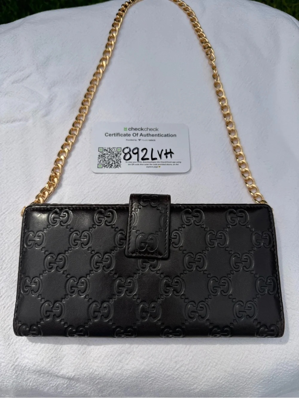 Gucci Guccissima Long Wallet (with unbranded chain) - Picture 3 of 9